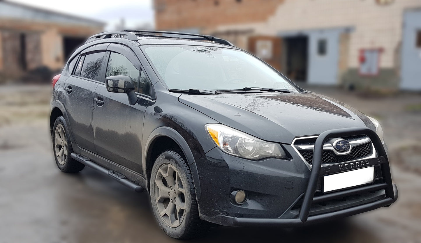 Bull Bar F1-71 Black (Stainless Steel) for Subaru XV 2011-2017 - image 3