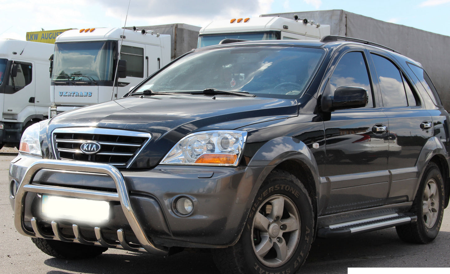 Bull Bar WT003-2 (Stainless Steel) for Kia Sorento I BL 2002-2009 - image 4