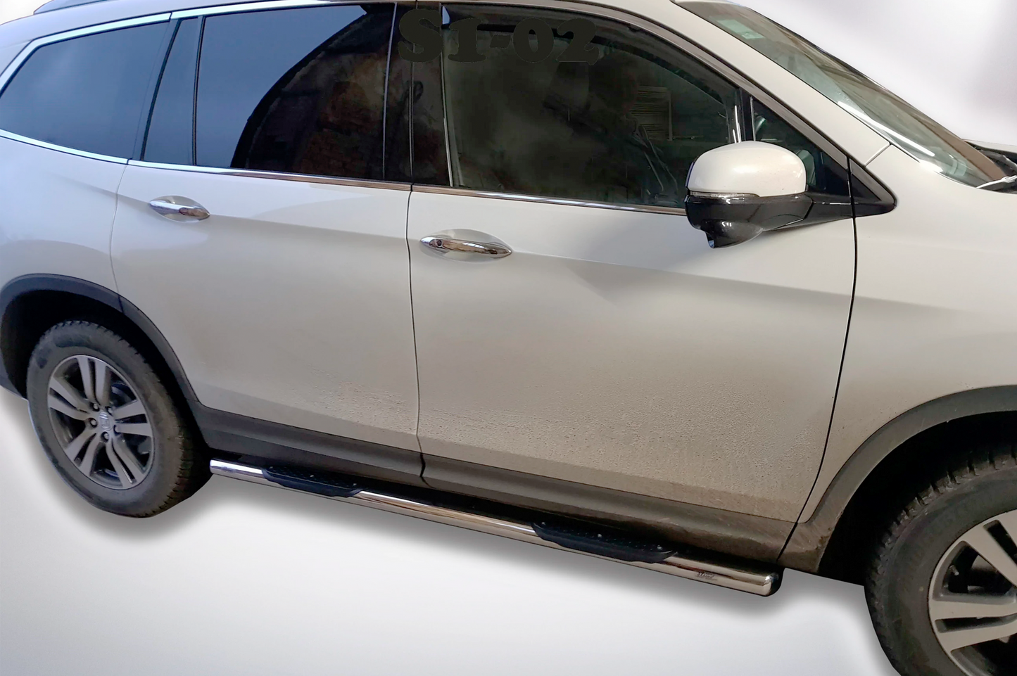 Side Bars (2 pcs, Stainless Steel) for Honda Pilot 2015-2022 - image 3