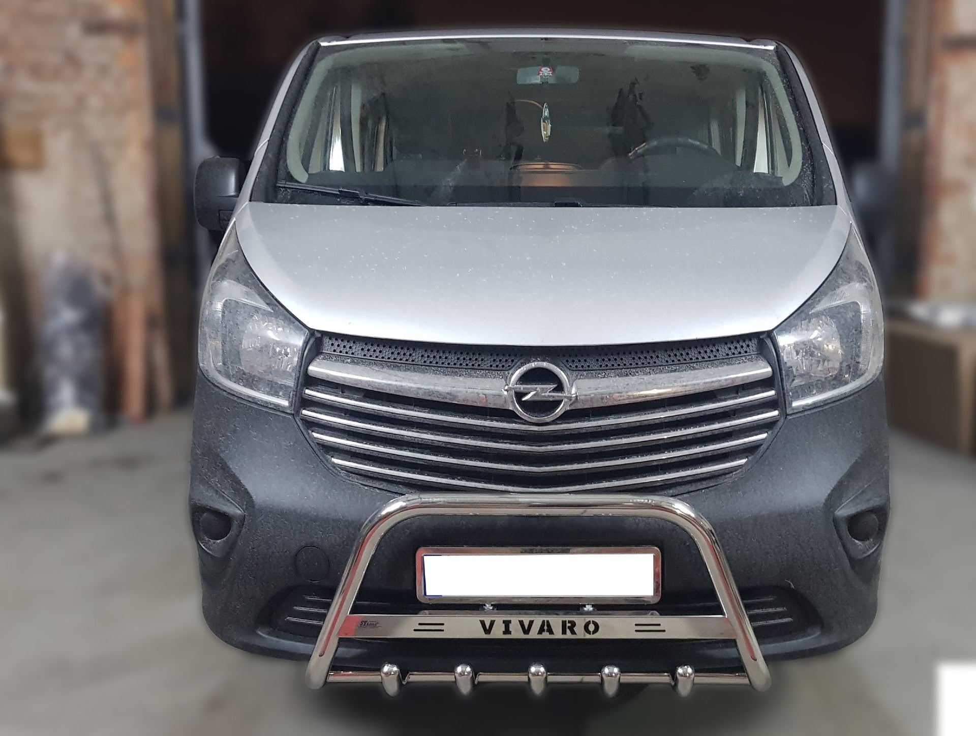 Bull Bar WT003-4 (Stainless Steel) for Opel Vivaro 2015-2019 - image 1