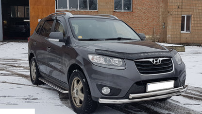 Front Bull Bar ST014 (Stainless Steel) for Hyundai Santa Fe 2 2006-2012 - image 3