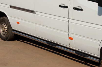 Side Pipes (2 pcs, Stainless Steel) for Mercedes Sprinter W901/902/903/904/905 1995-2006 - image 6