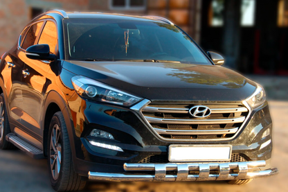 Front Bull Bar Shark Stainless Steel for Hyundai Tucson TL 2016-2021 - image 2