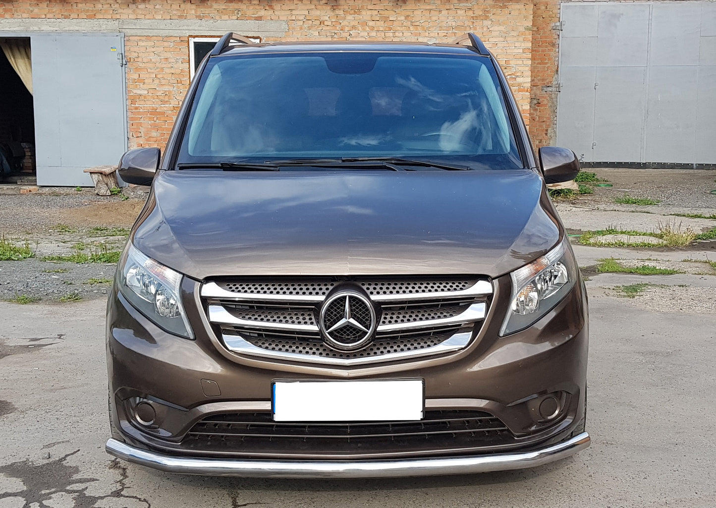 Front Bar ST008 (Stainless Steel) for Mercedes Vito/V-class W447 2014- - image 1