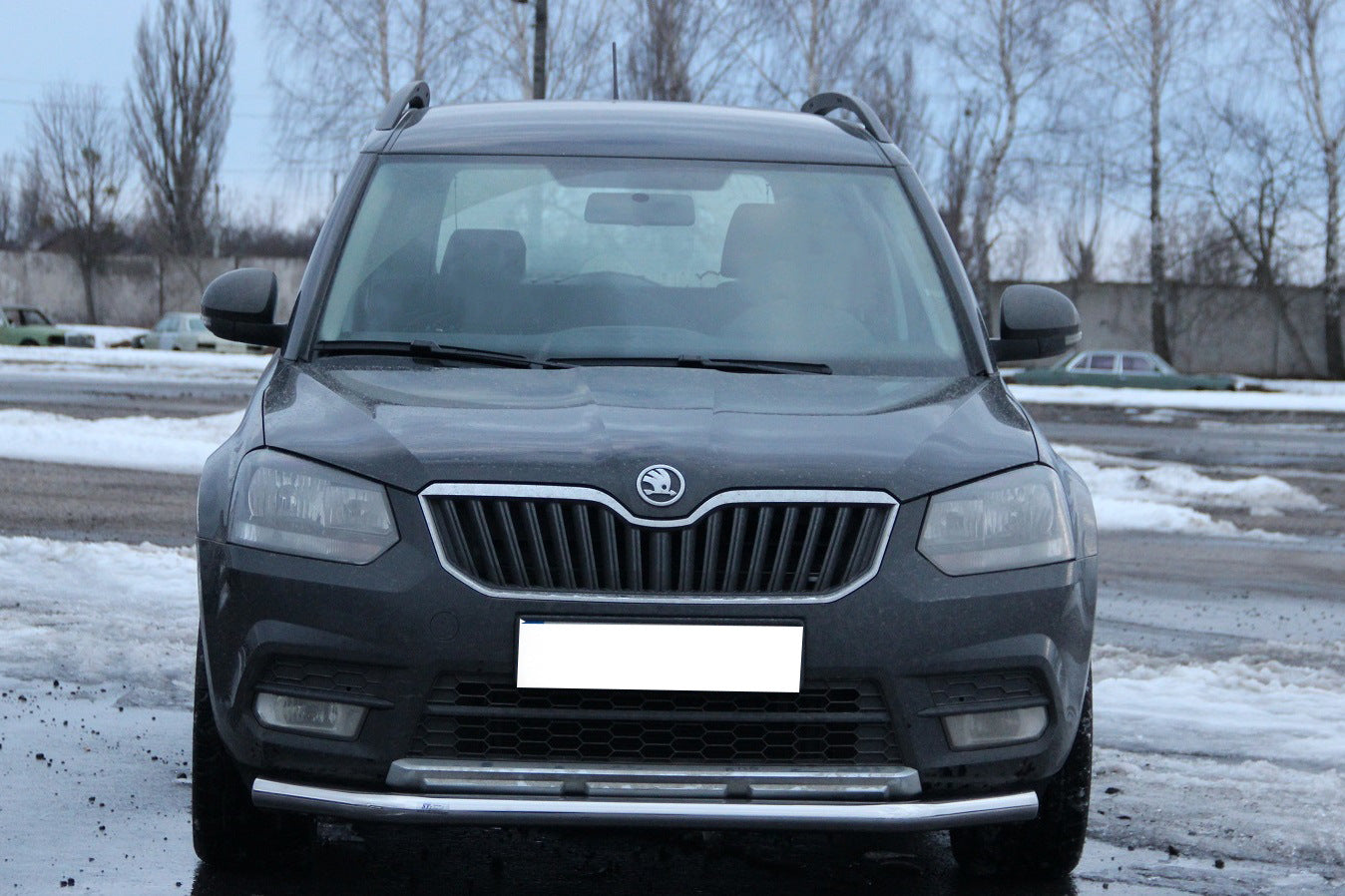 Front Bar ST008 (Stainless Steel) for Skoda Yeti 2009-2017 - image 1