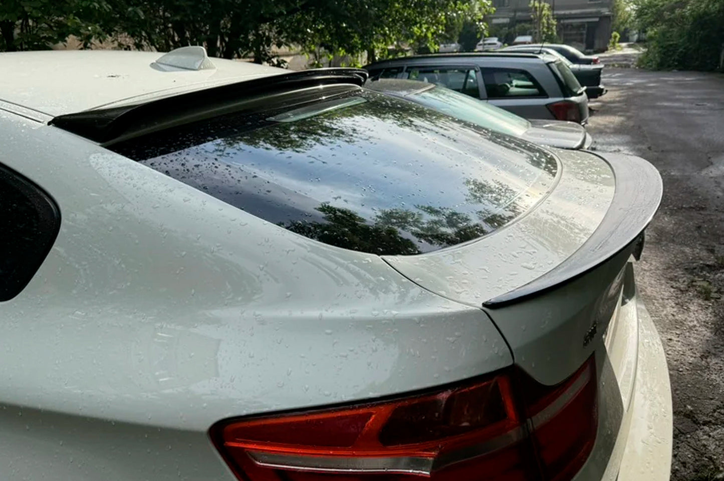 DPT Spoiler (Gloss Black) for BMW X6 E71 2008-2014 - image 4