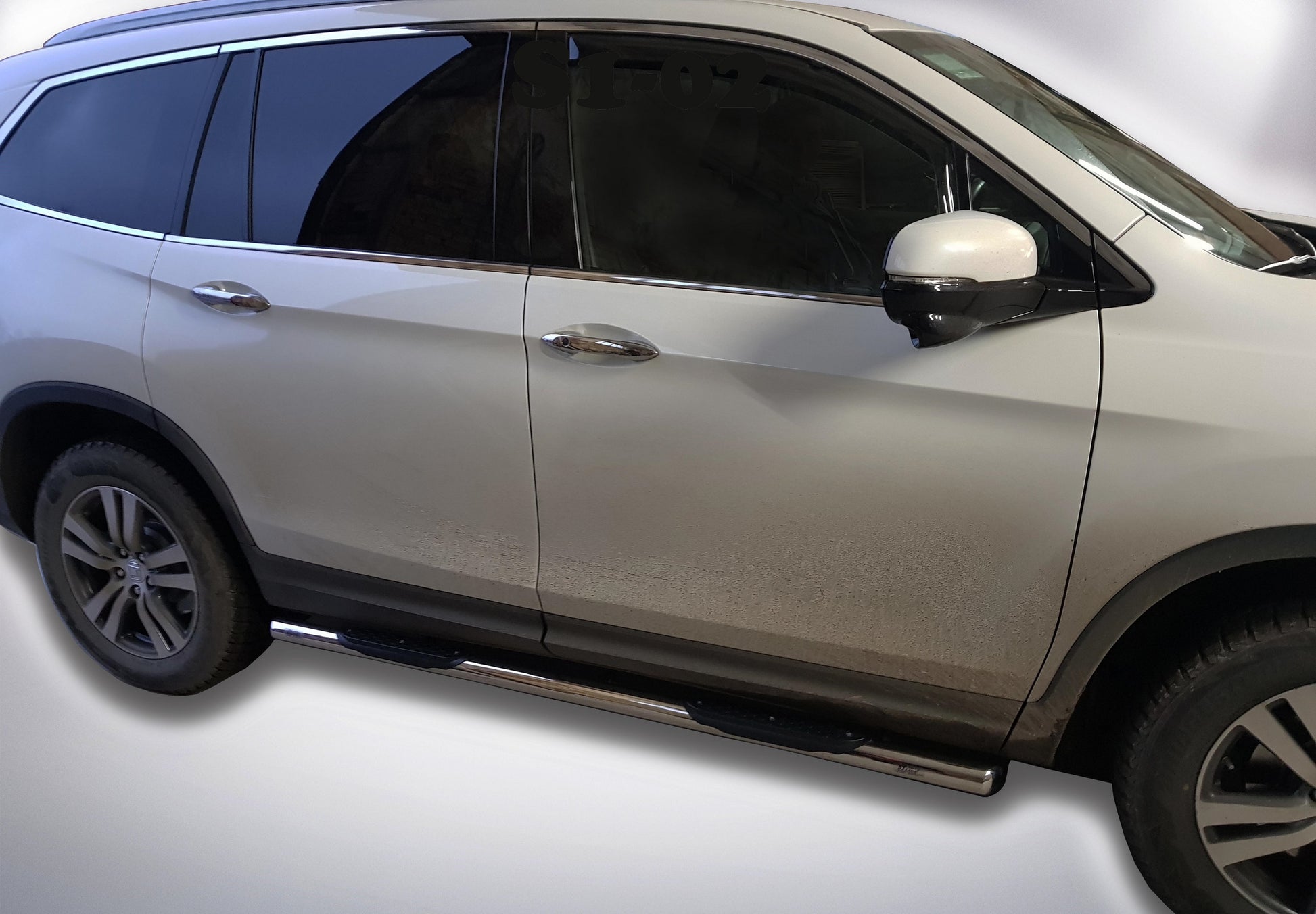 Side Bars (2 pcs, Stainless Steel) for Honda Pilot 2015-2022 - image 4