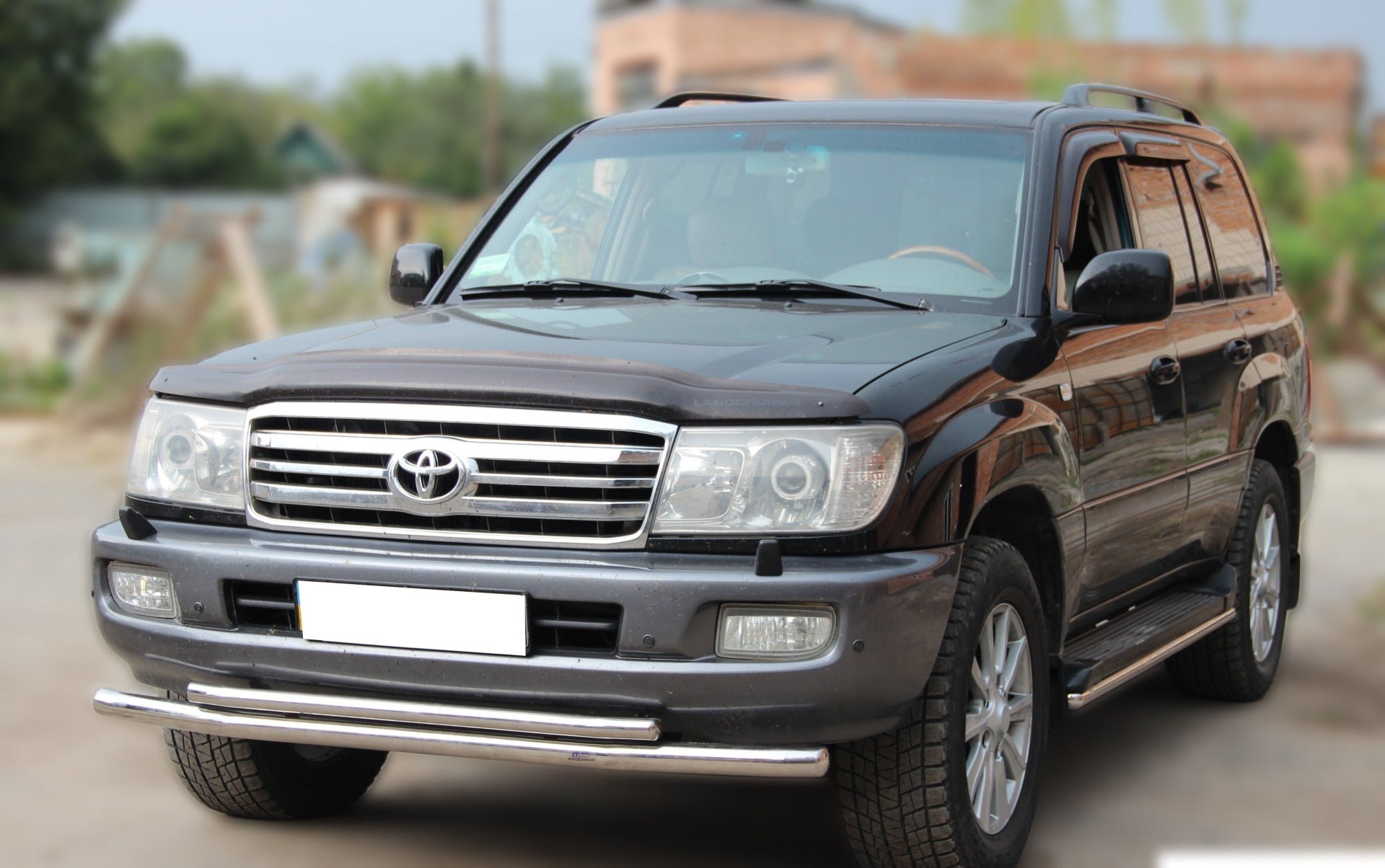 Front Bull Bar ST014 (Stainless Steel) for Toyota Land Cruiser 100 1998-2007 - image 2