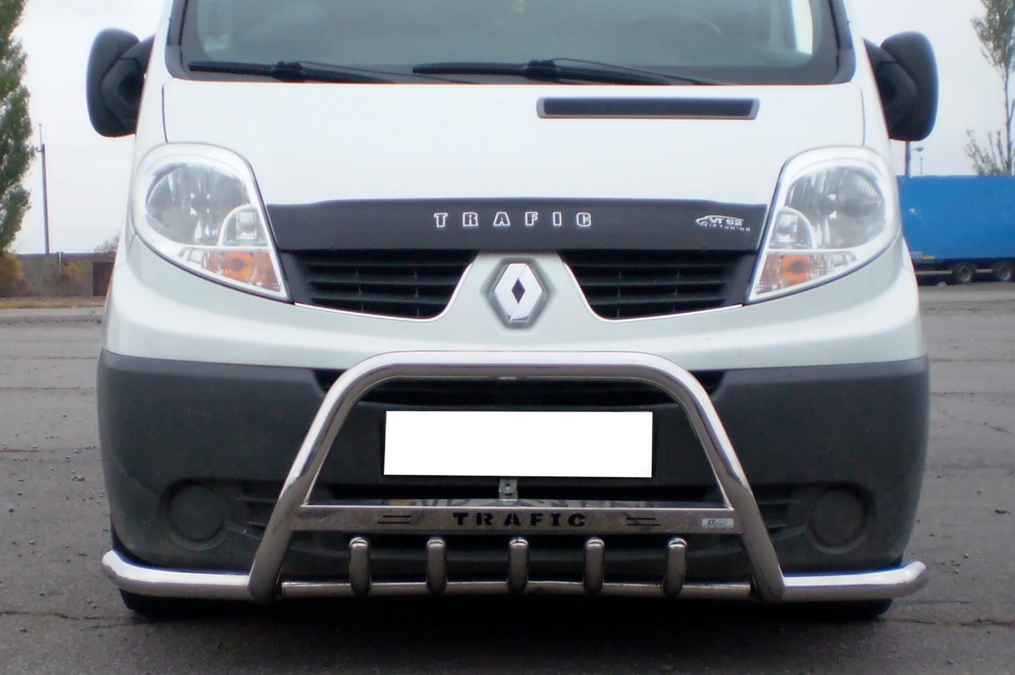 Bull Bar with Side Bars Exclusive (Stainless Steel) for Renault Trafic 2001–2015 - image 1
