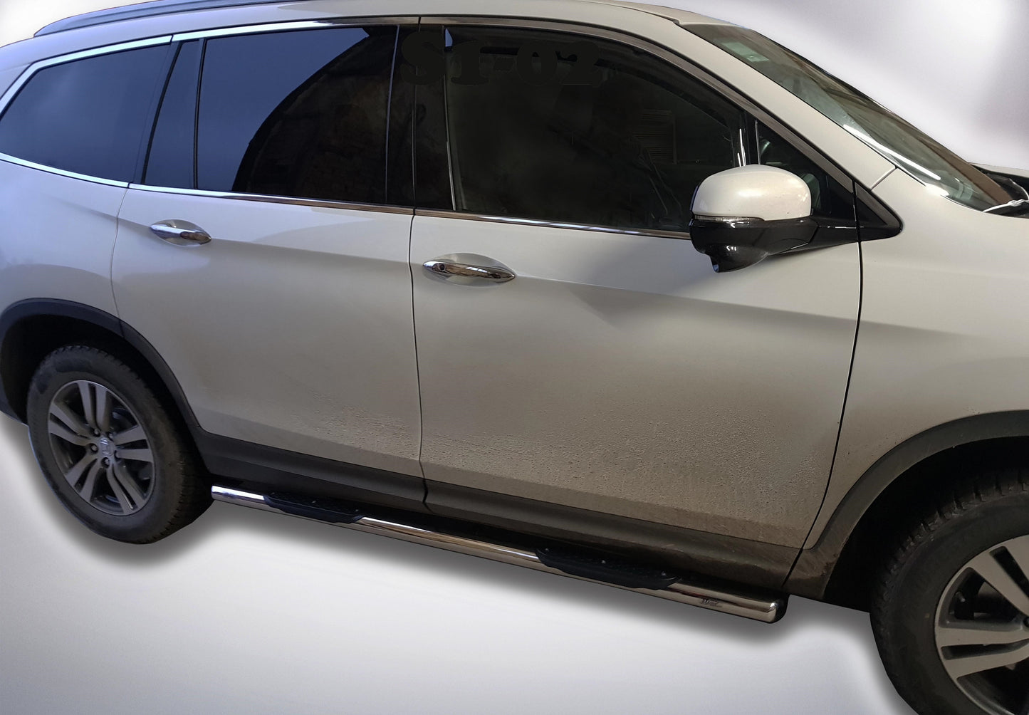 Side Bars (2 pcs, Stainless Steel) for Honda Pilot 2015-2022 - image 4