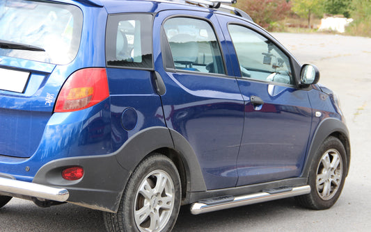 Side Pipes (2 pcs, Stainless Steel) for Chery Beat 2009-2015 - image 2