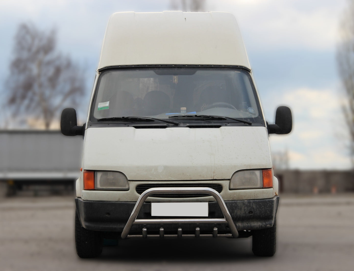 Bull Bar WT003 (Stainless Steel) for Ford Transit 1991-2000 - image 6