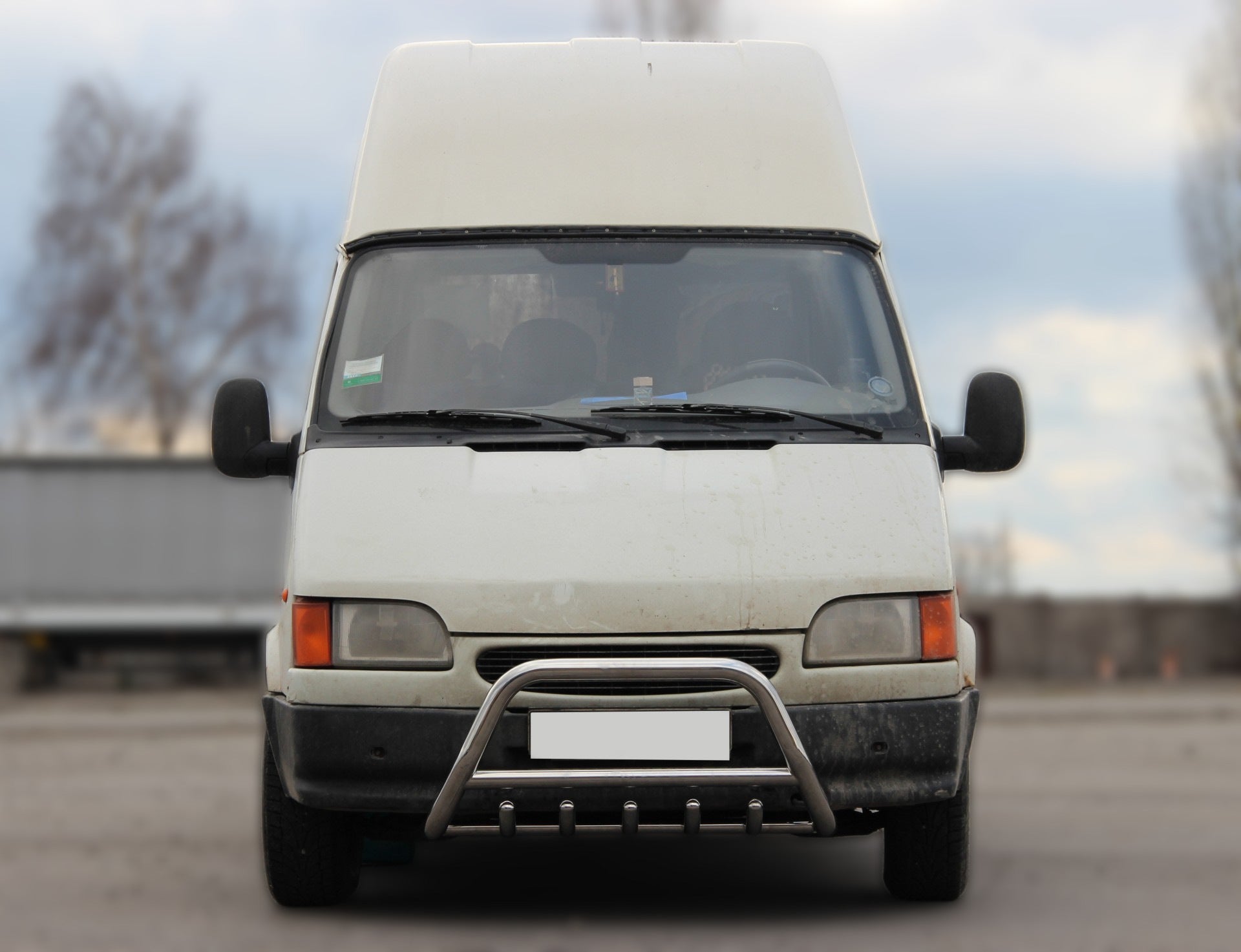 Bull Bar WT003 (Stainless Steel) for Ford Transit 1991-2000 - image 6