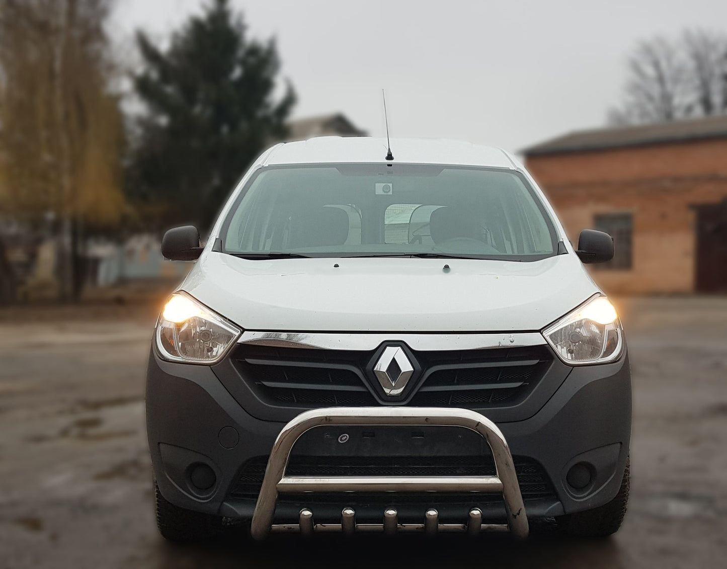 Bull Bar WT003 (Stainless Steel) for Renault Lodgy 2013-2022 - image 1