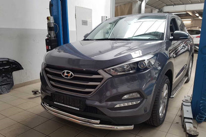 Front Bull Bar ST014 (Stainless Steel) for Hyundai Tucson TL 2016-2021 - image 1