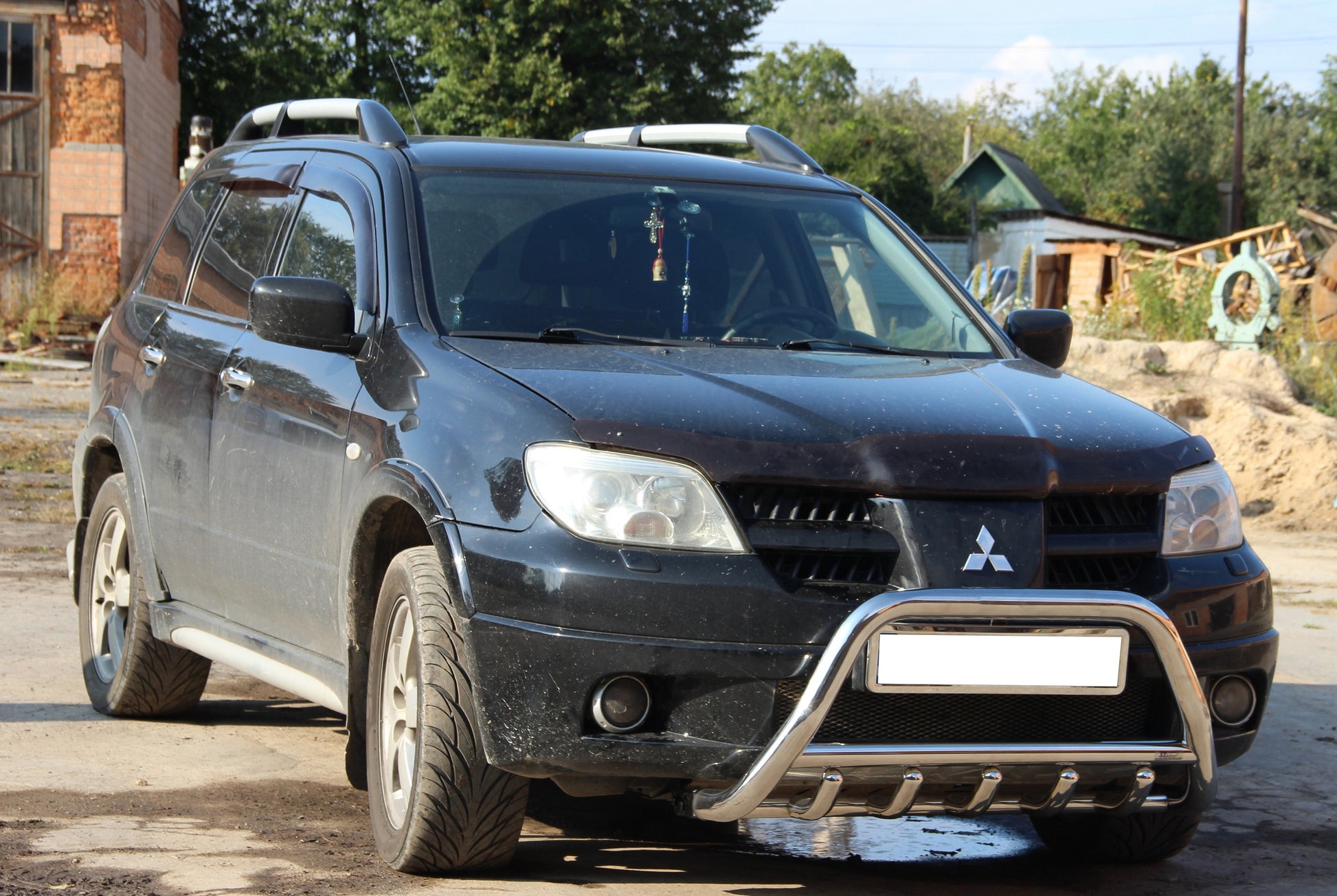 Bull Bar WT003 (Stainless Steel) for Mitsubishi Outlander 2001-2006 - image 4
