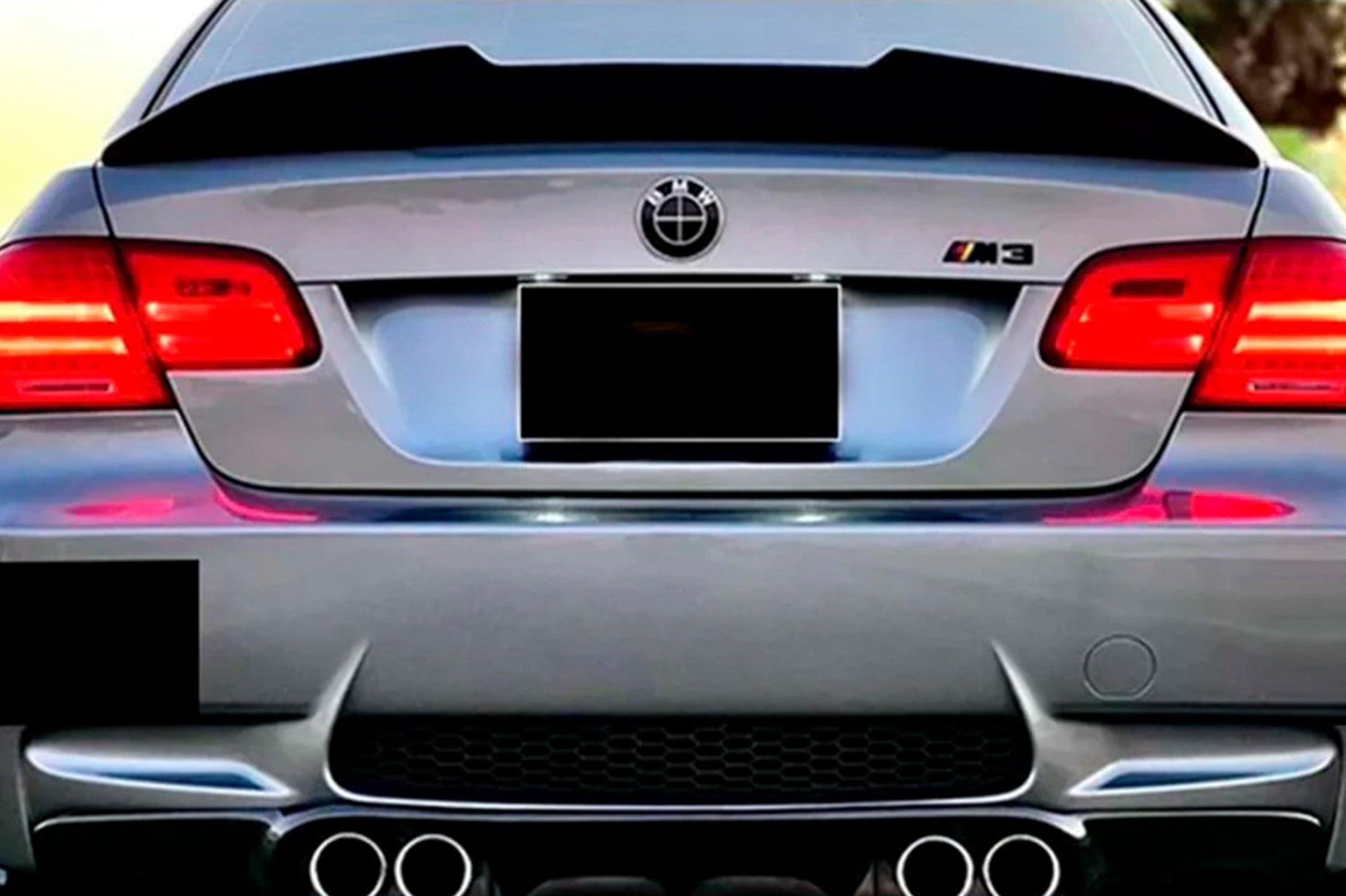 PSM-Style Spoiler (for E92, Gloss Black) for BMW 3 Series E92/E93 2006–2013 - image 1