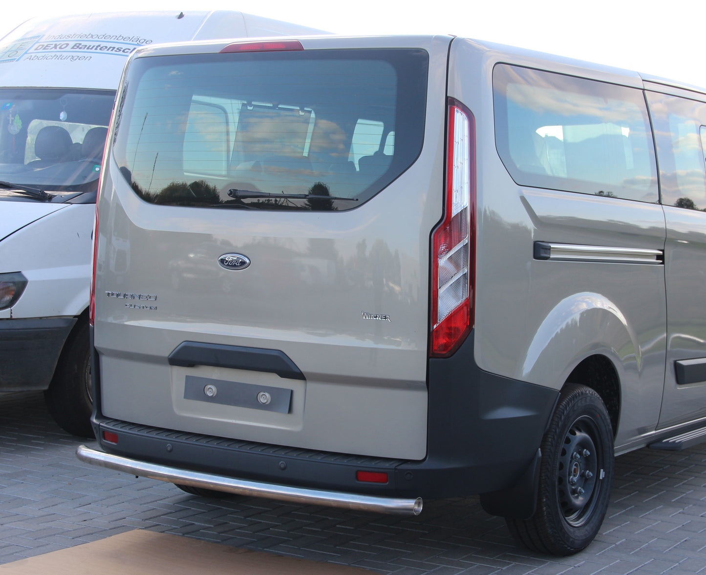 Rear Bar AK002 (Stainless Steel) for Ford Custom 2013-2022 - image 5