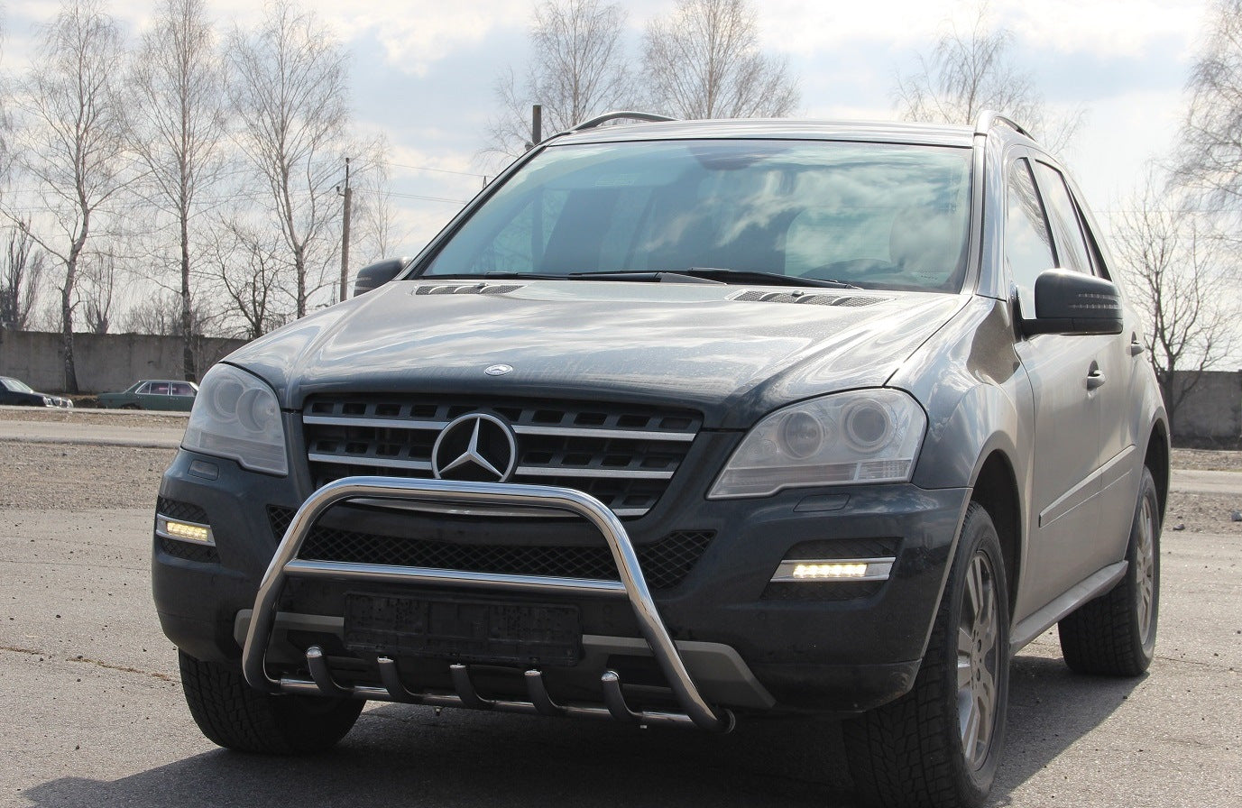 Bull Bar WT003 (Stainless Steel) for Mercedes ML W164 2005-2011 - image 4