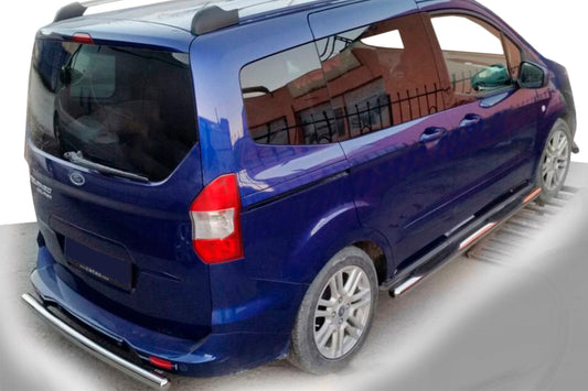 Side Bars (2 pcs, Stainless Steel) for Ford Courier 2014-2023 - image 1