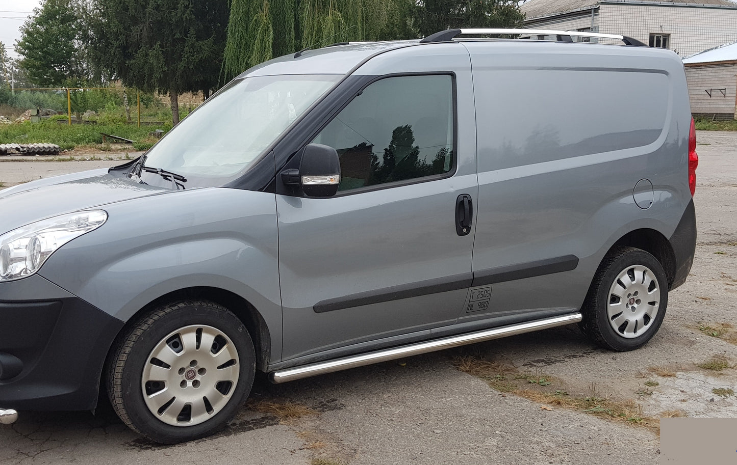 Side Pipes (2 pcs, Stainless Steel) for Fiat Doblo II 2010-2022 - image 2