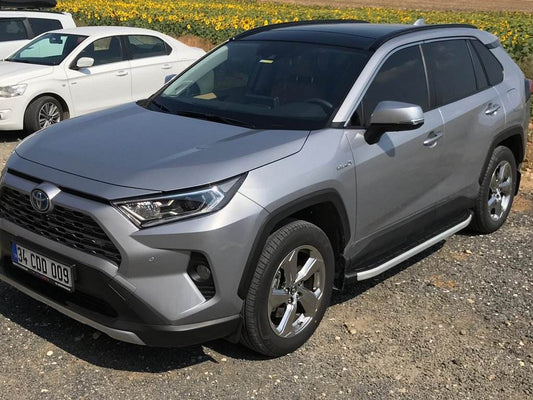 Lateral platforms Fullmond (2 pieces, aluminum) for Toyota Rav 4 2019- - Reelken Auto