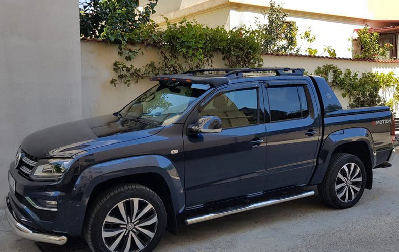 Side pipes (2 PCs, stainless steel) for Volkswagen Amarok 2010-2022 - image 1