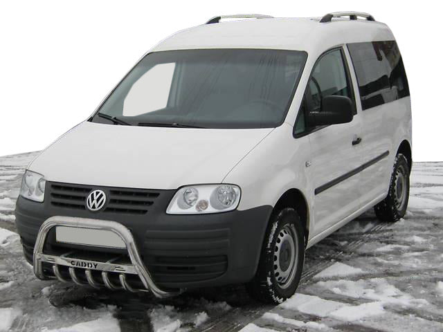 The WT003 bumper guard (stainless) for Volkswagen Caddy 2004-2010 - image 1
