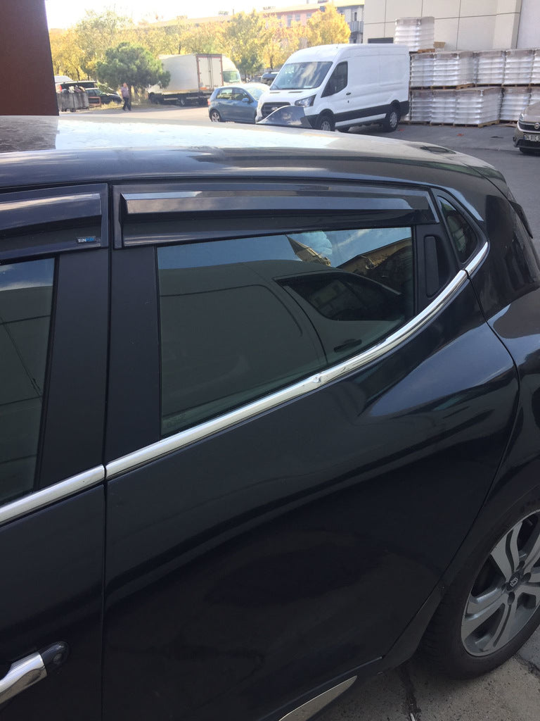 Window Deflectors HB (4 pcs, Sunplex Sport) for Renault Clio IV 2012-2019 - image 5