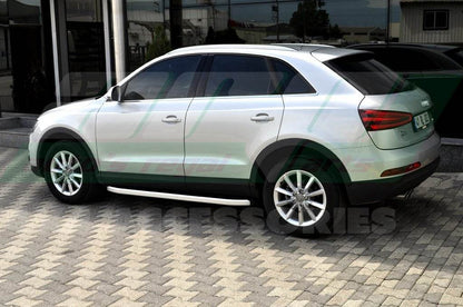 Side area Fullmond (2 pcs., Aluminum) for Audi Q3 2011-2019 - Reelken Auto