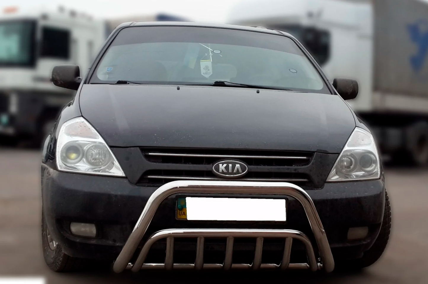 Front Bar WT002 (2006-2013, Stainless Steel) for Kia Carnival 2002-2013 - image 1