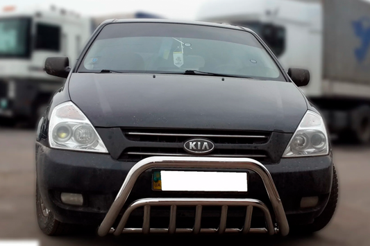 Front Bar WT002 (2006-2013, Stainless Steel) for Kia Carnival 2002-2013 - image 1
