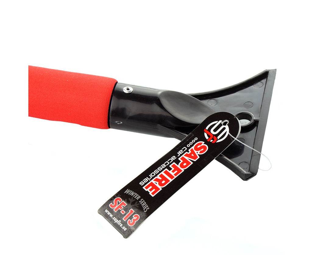 Brush with scraper and aluminum handle SF-13 SAPFIRE - Reelken Auto