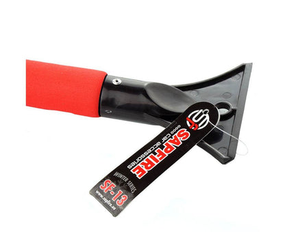 Brush with scraper and aluminum handle SF-13 SAPFIRE - Reelken Auto
