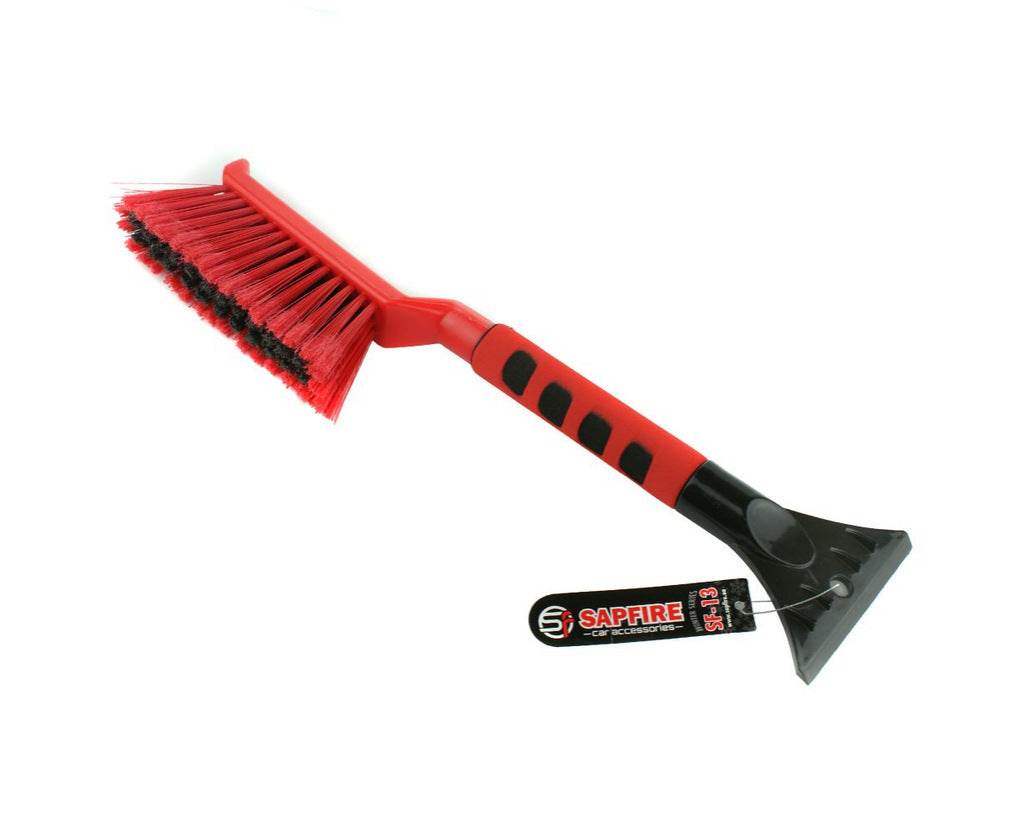 Brush with scraper and aluminum handle SF-13 SAPFIRE - Reelken Auto