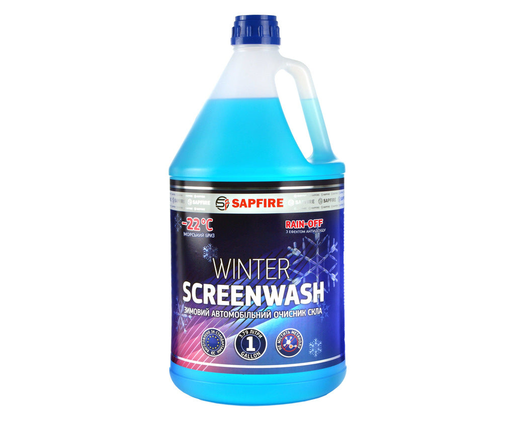 Sapfire Winter Windshield Washer Fluid with Anti-Rain -22°C (3.79 L, Sea Breeze) - image 1