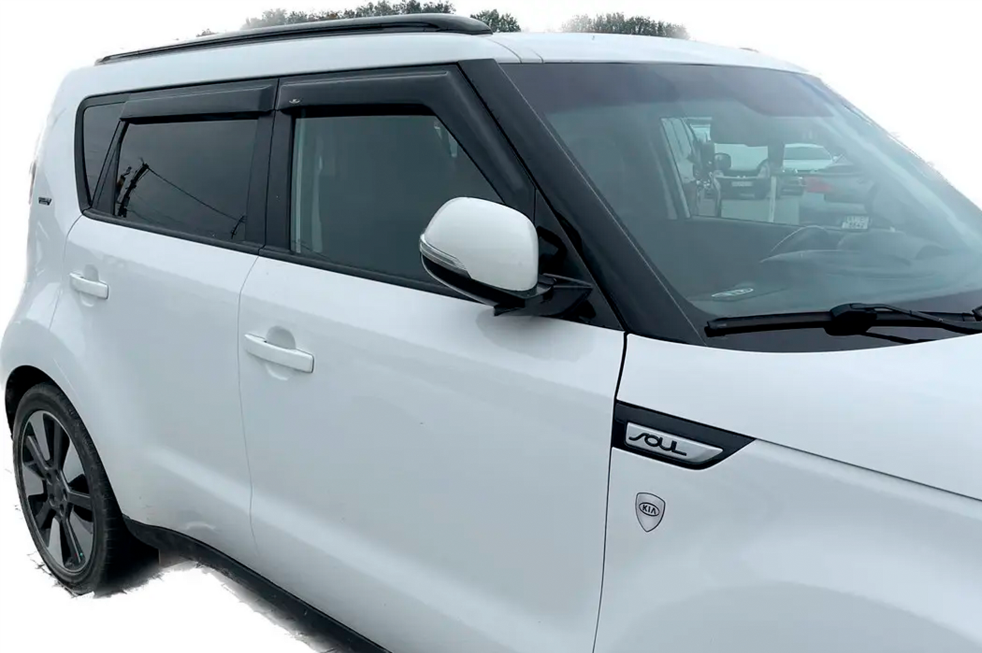 Window Deflectors (4 pcs, HIC) for Kia Soul I 2008-2013 - image 5