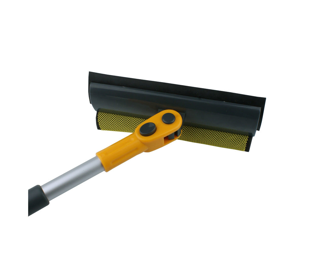 Water squeegee with TPR rubber blade and sponge, telescopic handle 50-70 cm SAPFIRE - image 3