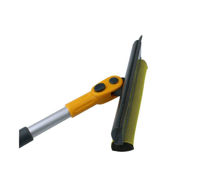 Drainage with TPR rubber blade and sponge with telescopic handle 50-70 cm SAPFIRE - Reelken Auto
