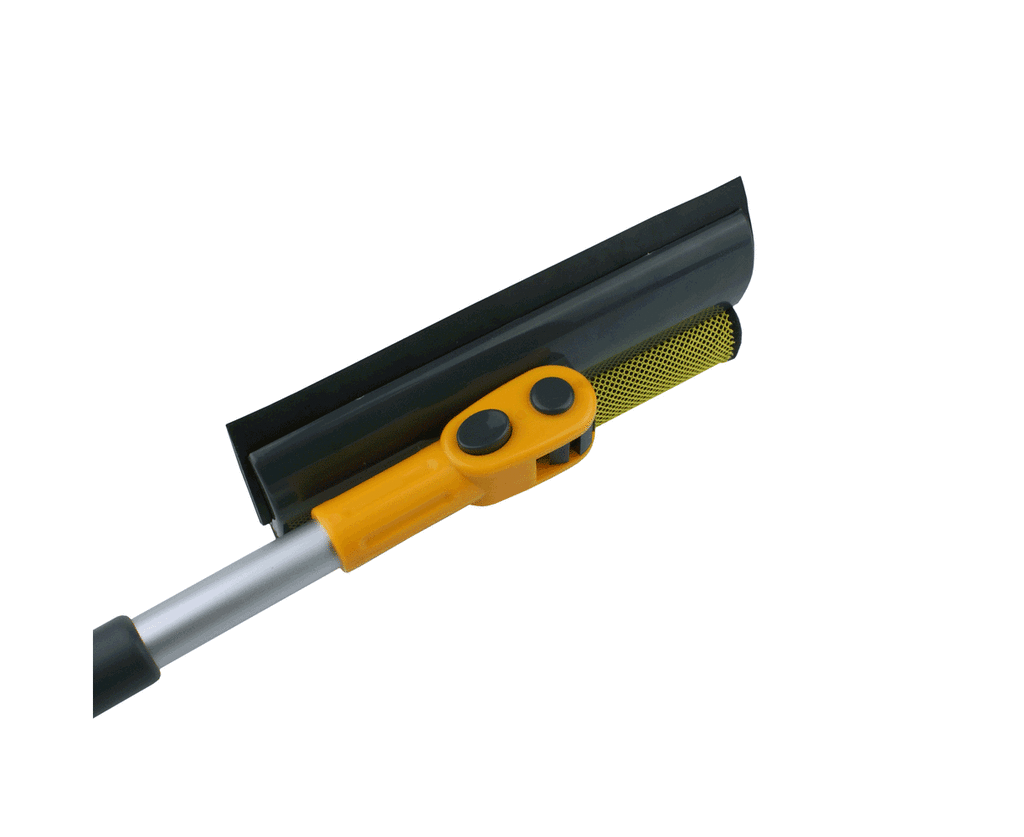 Water squeegee with TPR rubber blade and sponge, telescopic handle 50-70 cm SAPFIRE - image 2