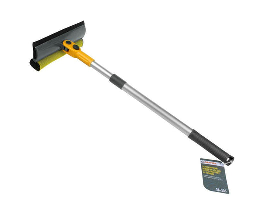 Drainage with TPR rubber blade and sponge with telescopic handle 50-70 cm SAPFIRE - Reelken Auto