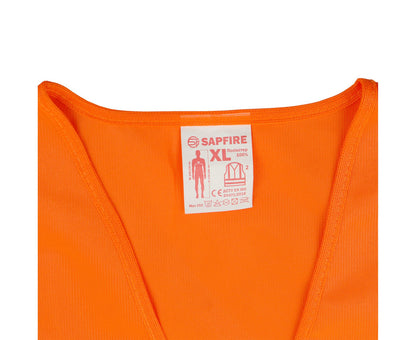 Safety Vest XL Orange SH-028 SAPFIRE - image 5