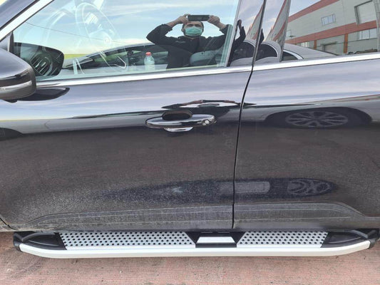 Lateral platforms Mevsim Gray (2 pieces, aluminum) for Ford Kuga/Escape 2019↗︎ year - Reelken Auto