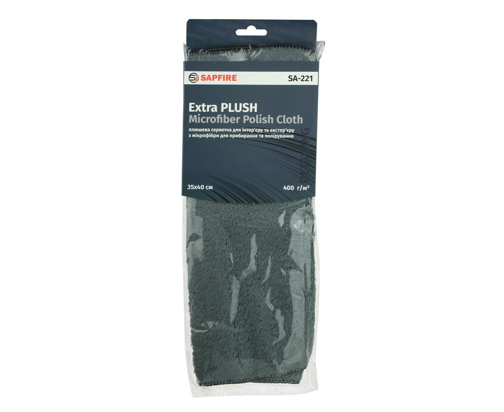 Plush Microfiber Cloth 35x40 cm SA-221 SAPFIRE - image 1