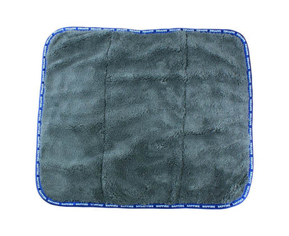 Double-sided cloth made of microfiber and artificial suede 35x40 cm SA-226 SAPFIRE - Reelken Auto