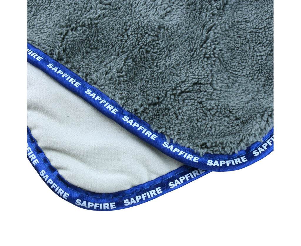 Double-sided cloth made of microfiber and artificial suede 35x40 cm SA-226 SAPFIRE - Reelken Auto