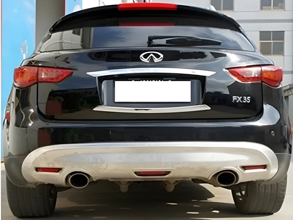 Rear bumper lip Libao (plastic) for Infiniti QX70 2013-2019 - image 1