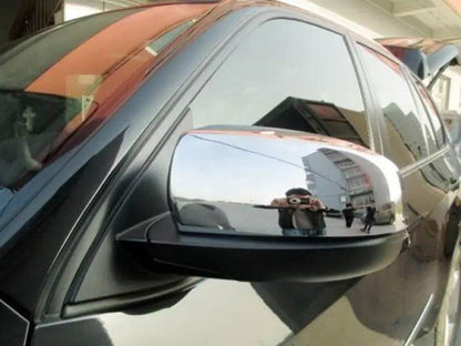 Lining the mirrors (2 piece, stainless steel) for BMW X5 E-70 2007-2013 - Reelken Auto