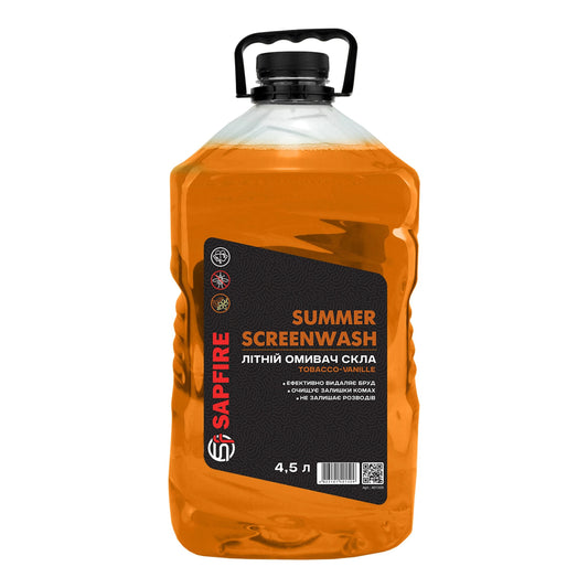 SAPFIRE Summer Screenwash 4.5 l - Tobacco Vanille - image 1