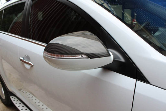 Lining the mirrors (2 pieces, carbon fiber) for Kia Sportage 2010-2015 - Reelken Auto